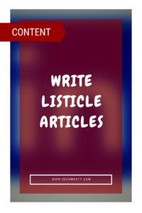 Writing Listicle Articles