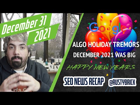 Google Search Ranking Tremors, December Was Volatile, Sex Toy Companies In Search & New Years Is Here