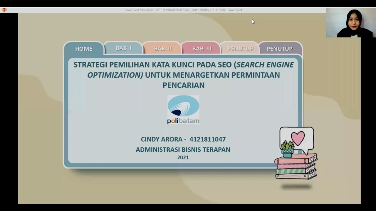 VIDEO PRESENTASI SEMINAR PROPOSAL - SEO (SEARCH ENGINE OPTIMIZATION)