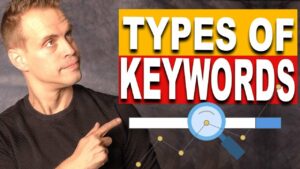 What are types of keywords for SEO?