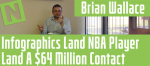 Brian Wallace On Infographics Helping An NBA Player Land A $64 Million Contact