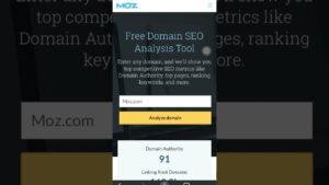 Check Domain Seo Status in 1 Sec #searchengineoptimization #seotools