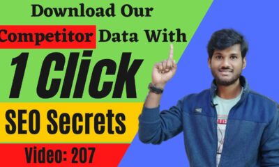 Download Competitor Website SEO Data With 1 Click || SEO Tutorials In Telugu || Video #207