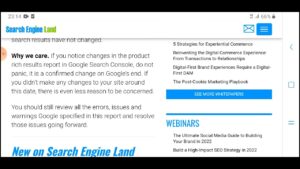 Google Search Console products rich result report error handling updated || hpmtech