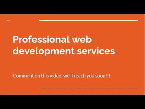 Professional Web Development Services | Web Development