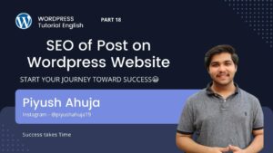 SEO of Post After Writing it Using Yoast SEO Plugin | Part 18 | Mr Programmer