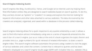 Search Engine Indexing Austin - The Importance of Search Engine Indexing - Eye See You Now