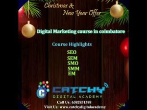 Special Christmas and new year Offer on Digital marketing course |Catchy  Digital Academy Coimbatore