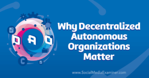Why Decentralized Autonomous Organizations Matter