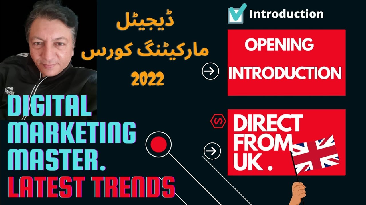 Digital Marketing Master's opening Introduction.