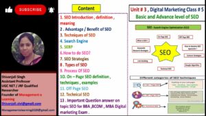 Free course on SEO { Search Engine Optimization }  basic and advance level of Digital Marketing