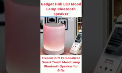 Gadget Hub LED Mood Lamp Bluetooth Speaker | Smart Touch Mood Lamp Bluetooth Speaker for Gifts