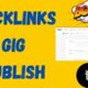 Gig publish Backlinks. Digital marketing, gig publish