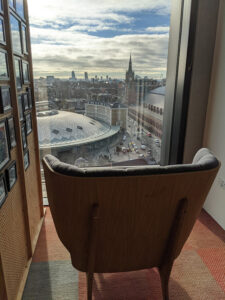 Google London Sitting Chair View