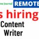 Hiring Content Writer skilled in Content Writing, SEO, Digital Marketing for a remote job #Shorts