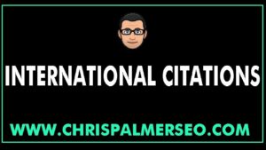 International Citation Service - Chris Palmer Marketing SEO
