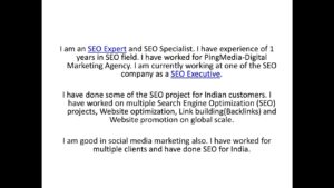 SEO Expert In Agra | SEO Expert - Iliyas Khan | SEO Expert In India