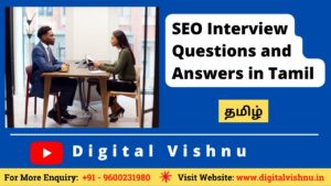 SEO Interview Questions and Answers in Tamil | Search Engine Optimization Interview Questions Tamil
