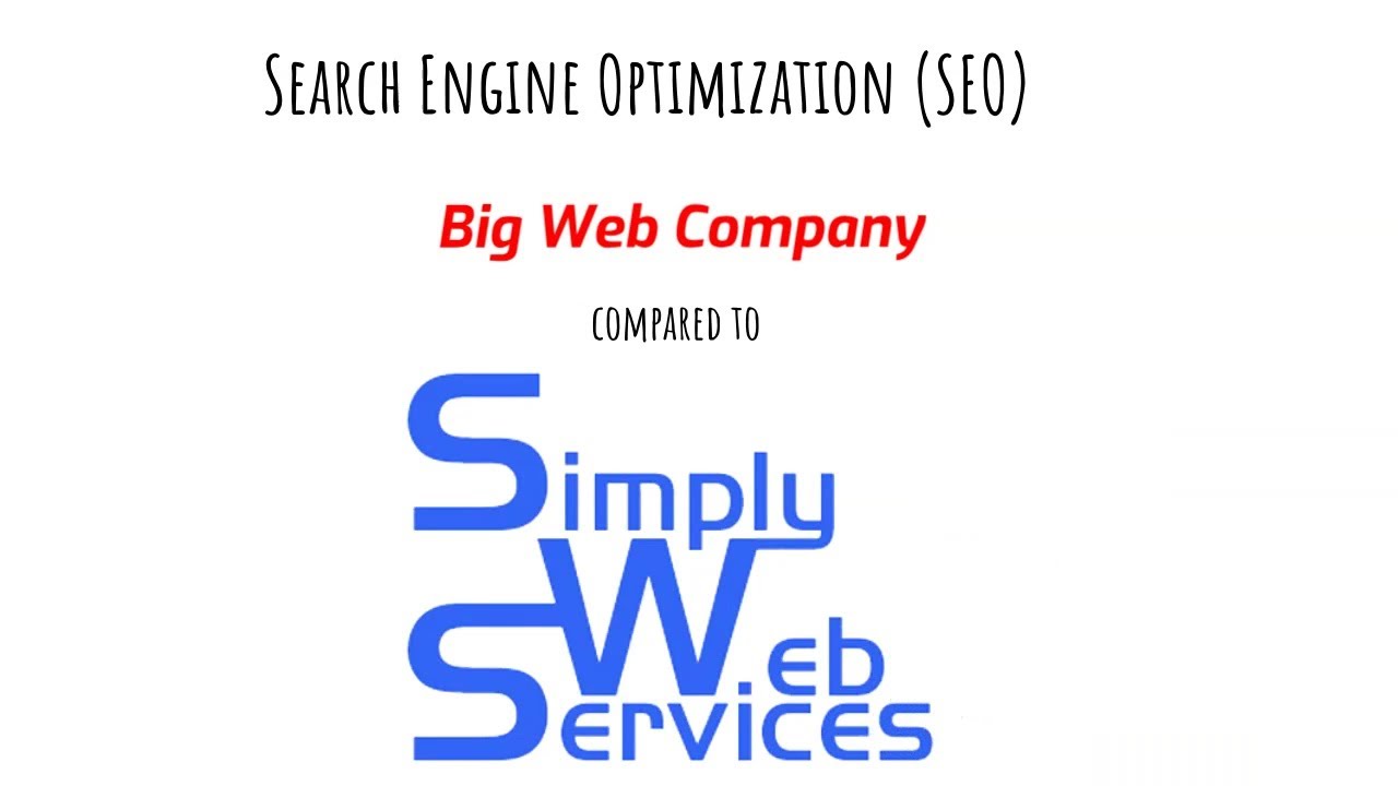 Search Engine Optimization @ Simply Web Services