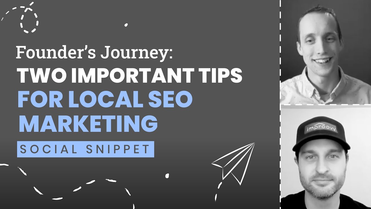 The 2 Most Important Local SEO Marketing Tips for Generating New Leads | Andre Kazimierski, Improovy