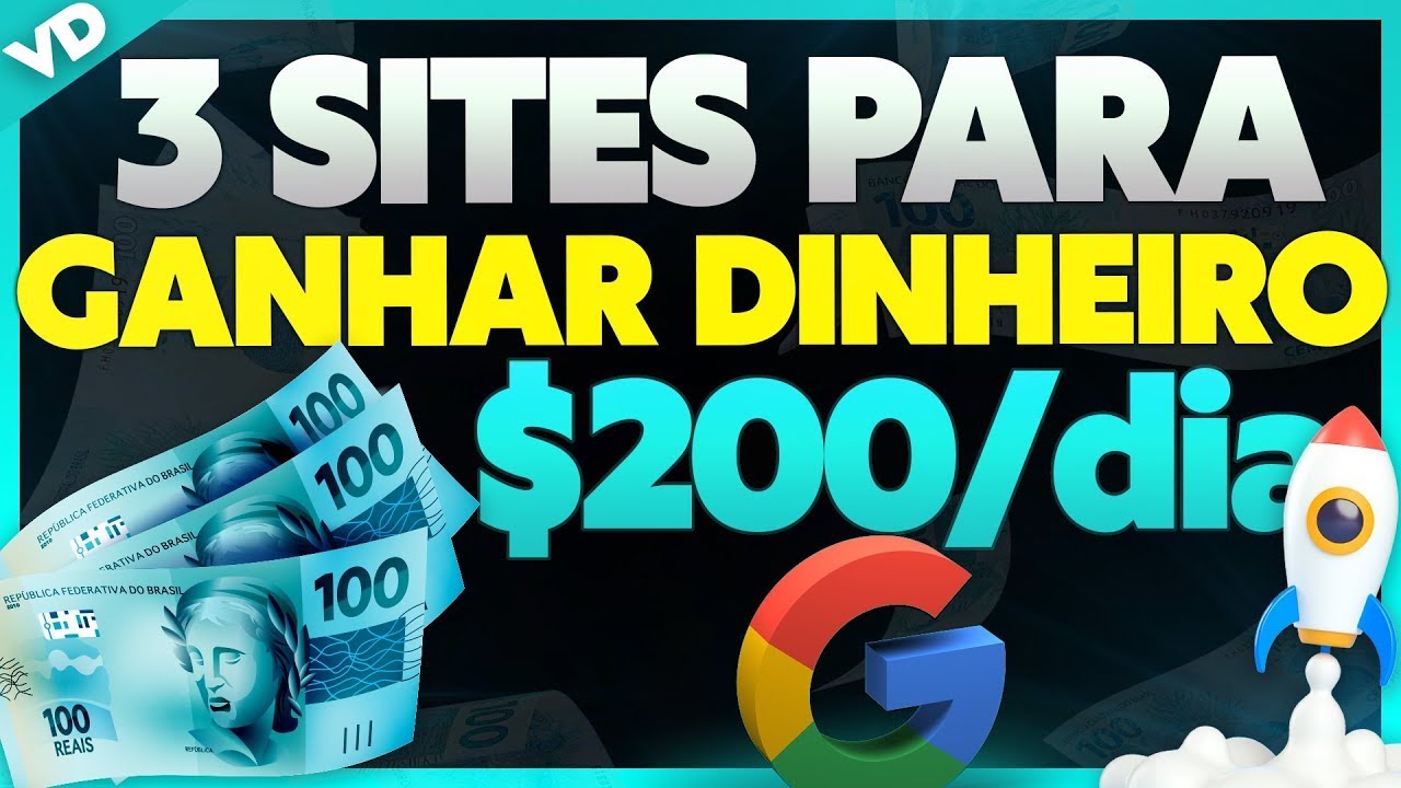 3 SITES PARA GANHAR DINHEIRO NA INTERNET SEM GASTAR NADA [Ganhar dinheiro na internet!]
