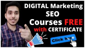 Digital Marketing Course FREE with Certificate | SEO Full Course |Digital Marketing and Social Media