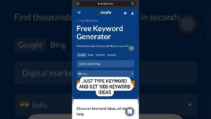 Free keywords Ideas Generator #seotips #seotools #searchengineoptimization