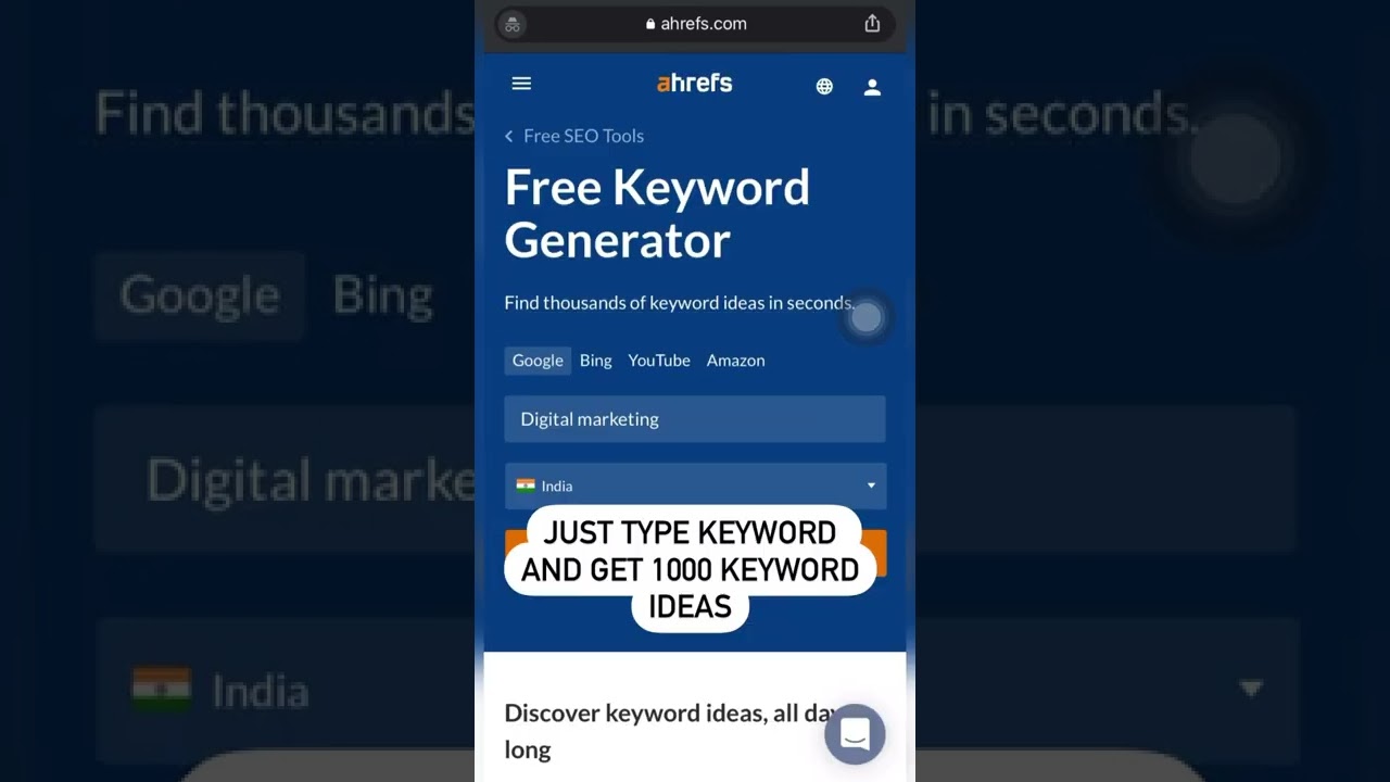 Free keywords Ideas Generator #seotips #seotools #searchengineoptimization