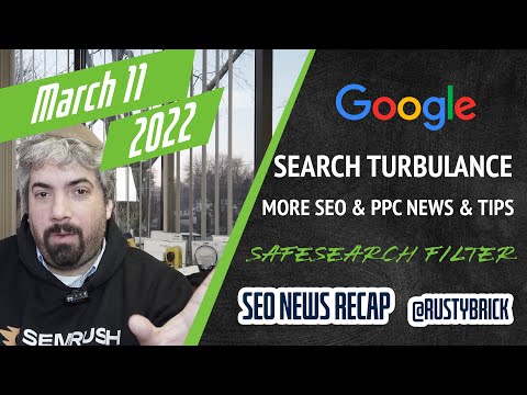 Google Search Turbulence, SafeSearch Classification Is Faster, Plus More SEO & PPC Topics