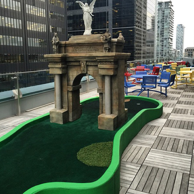 Google Toronto Rooftop Mini Golf