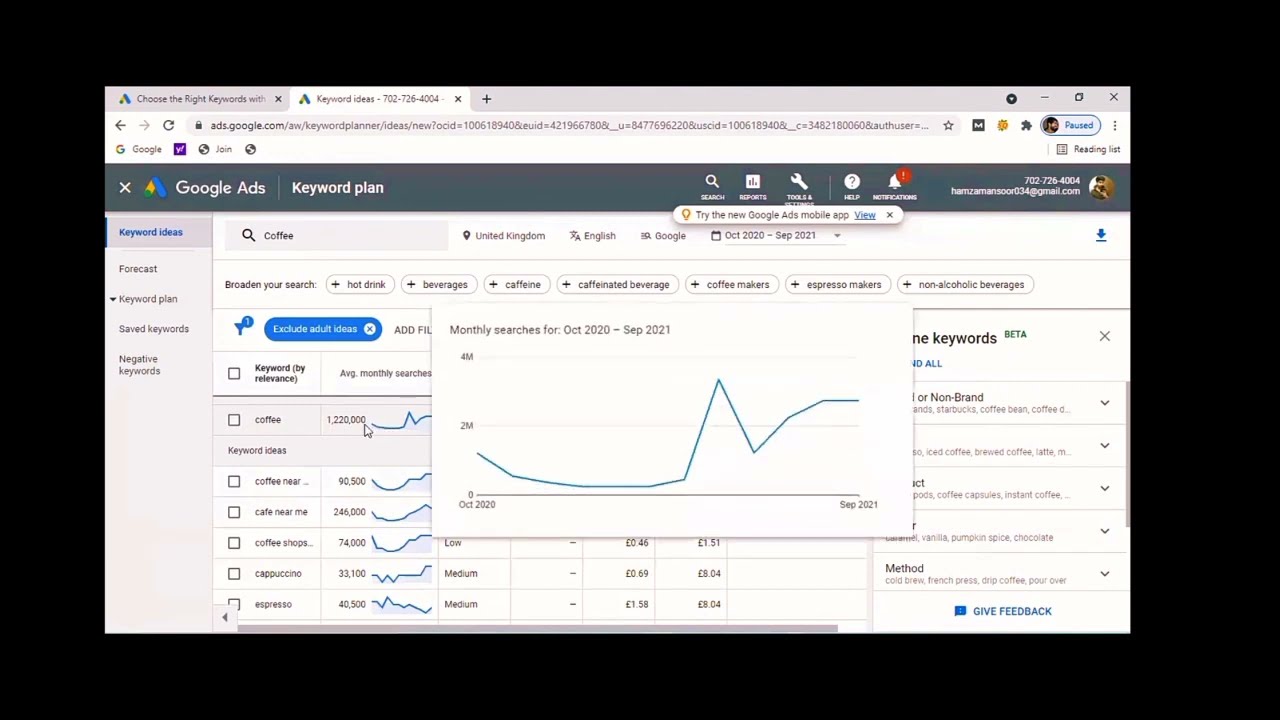 Google use Google planner tool how search keywords|SEO free course|in 2022 #keywordplanner