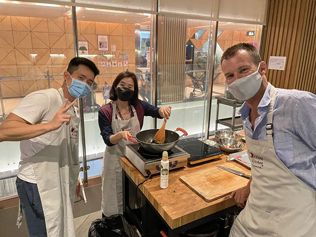 Making Dumplings At Google Office