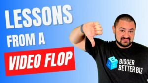 My FIRST VIDEO was a FLOP | Video Marketing for Small Business Tips