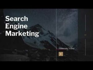 Search Engine Marketing Video Summary