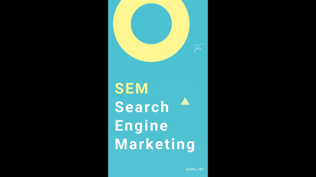 Search Engine Marketing by Tatie #shorts