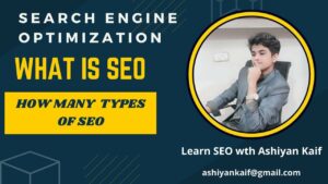 What is SEO ? | Search Engine Optimization | How Many Types of SEO | SEO Course in Urdu