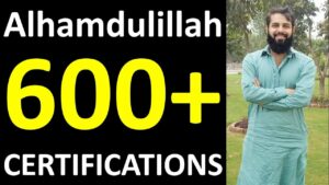 Alhamdulillah 600+ Digital Marketing Certifications! 100% FREE Digital Marketing SEO Certifications