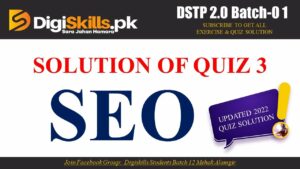 DSTP 2.0 Batch 01 SEO Quiz 3 Solution 2022 || DSTP 2.0 Batch 01