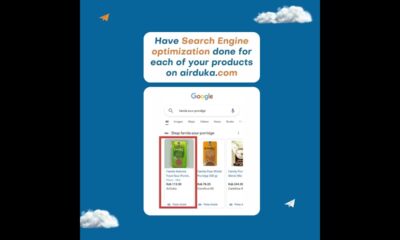 Get your products on airduka, have Search Engine Optimization done for you.