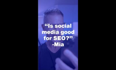 Is social media good for search engine optimization SEO? #shorts
