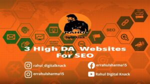 SEO High DA Websites | EDU AND GOV SITES | Search Engine Optimization | DoFollow Backlinks