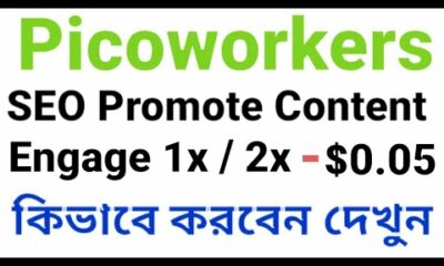 SEO Promote Content + Engage 1x jobs in picoworkers | Marketing Test Visit jobs in picoworkers |