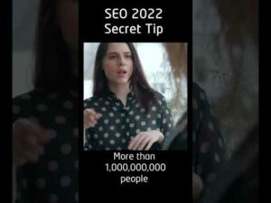 Search Engine Optimization (SEO) 2022 Secret Tip #Shorts