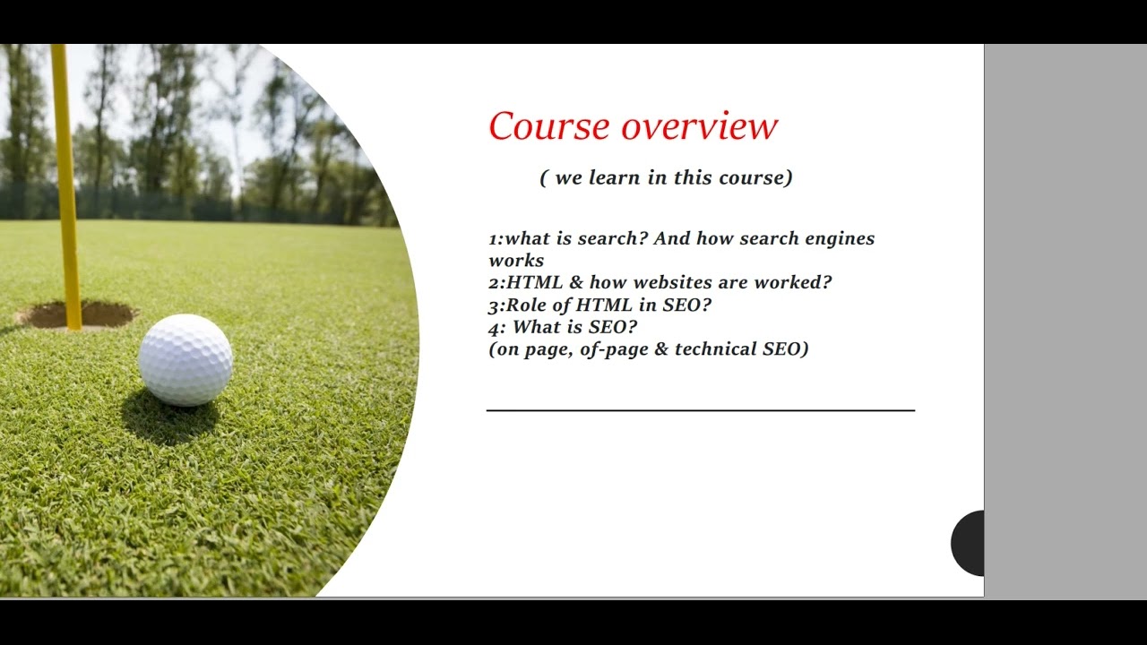 Search Engine optimization Course Introduction || lecture 1.