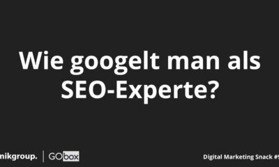 Wie googelt man als SEO-Experte? - Digital Marketing Snack #9