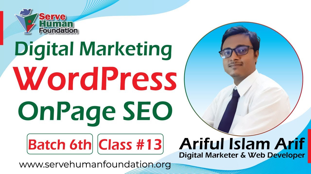 WordPress | OnPage SEO | Search Engine Optimization | Freelancing Bangla | Batch 6th | Class 13