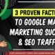 3 Proven Factors To Google Maps Marketing Success And SEO Traffic