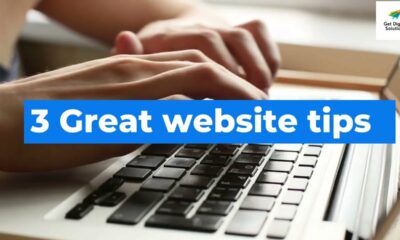 3 great website tips | website SEO | GDS media | Digital Marketing Agency