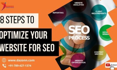 8 Steps to Optimize Your Website for SEO | Digital Marketing Services | Dazonn Technologies