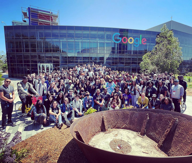 Crowds At The GooglePlex